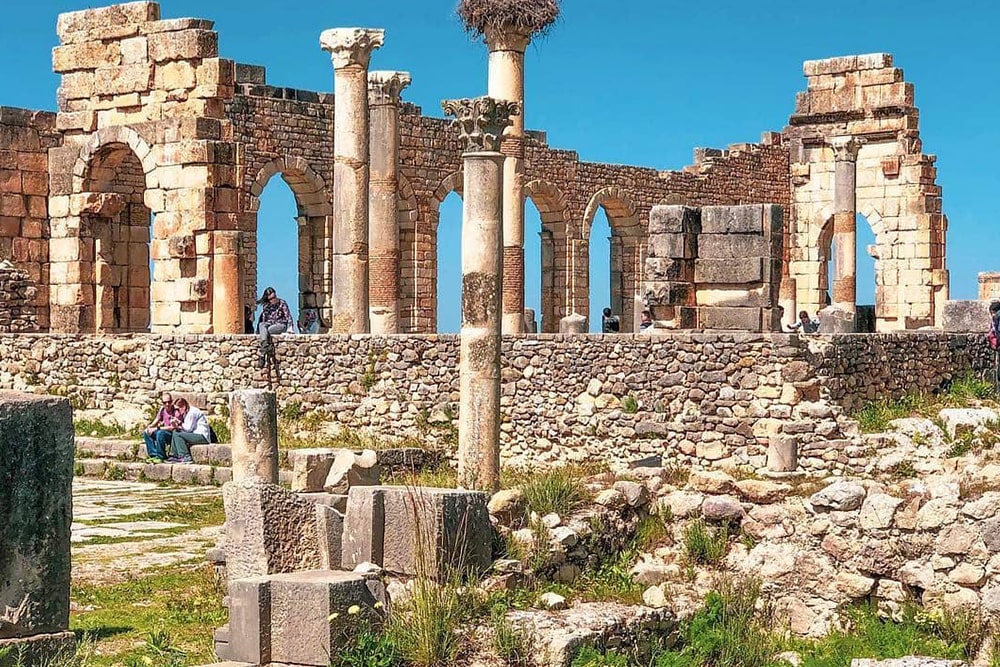 Volubilis Roman ruins UNESCO World Heritage