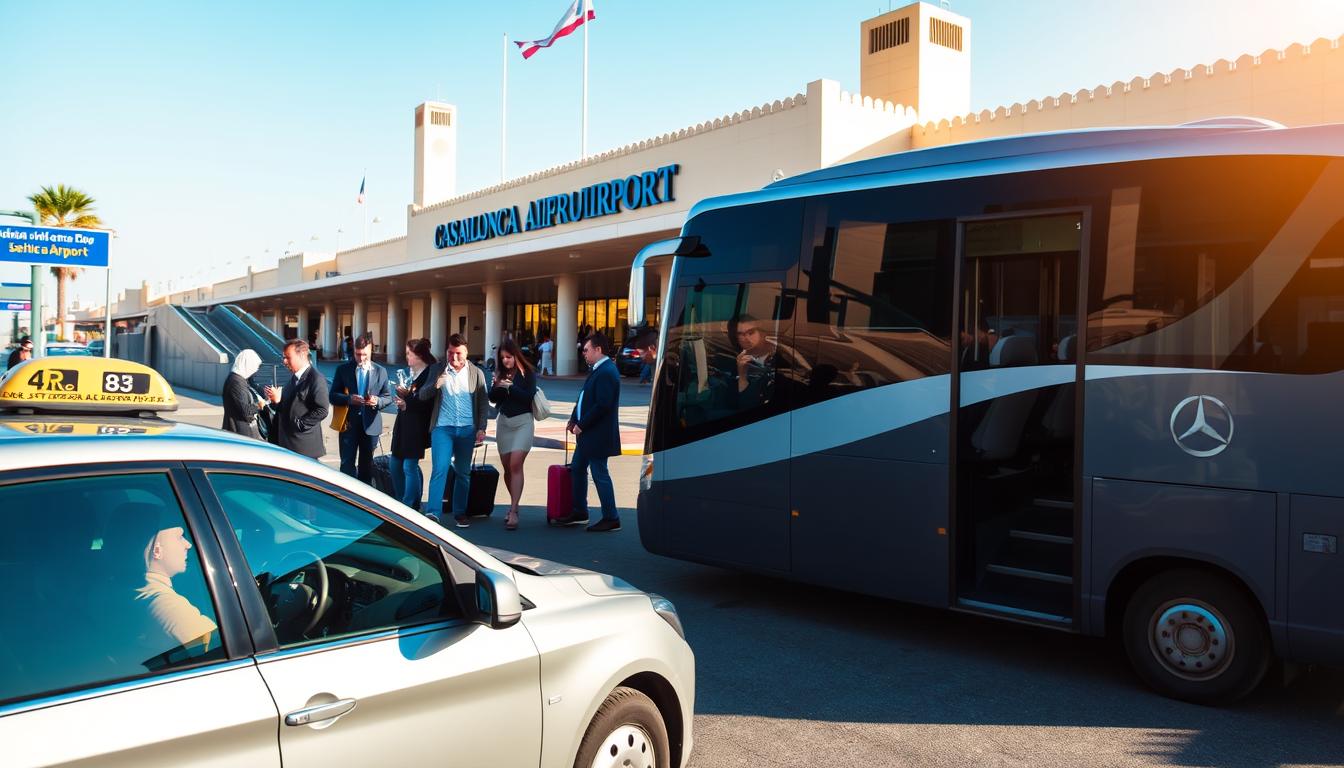 how to get from casablanca airport